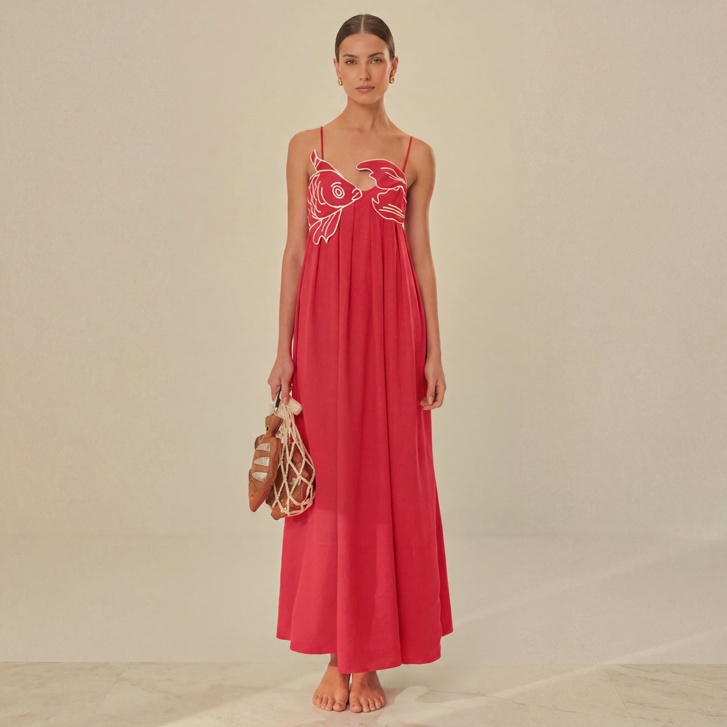 Embroidered Maxi Summer Dress (Women)