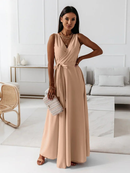 Formal A-Line Sleeveless Wedding Guest Dress for Women