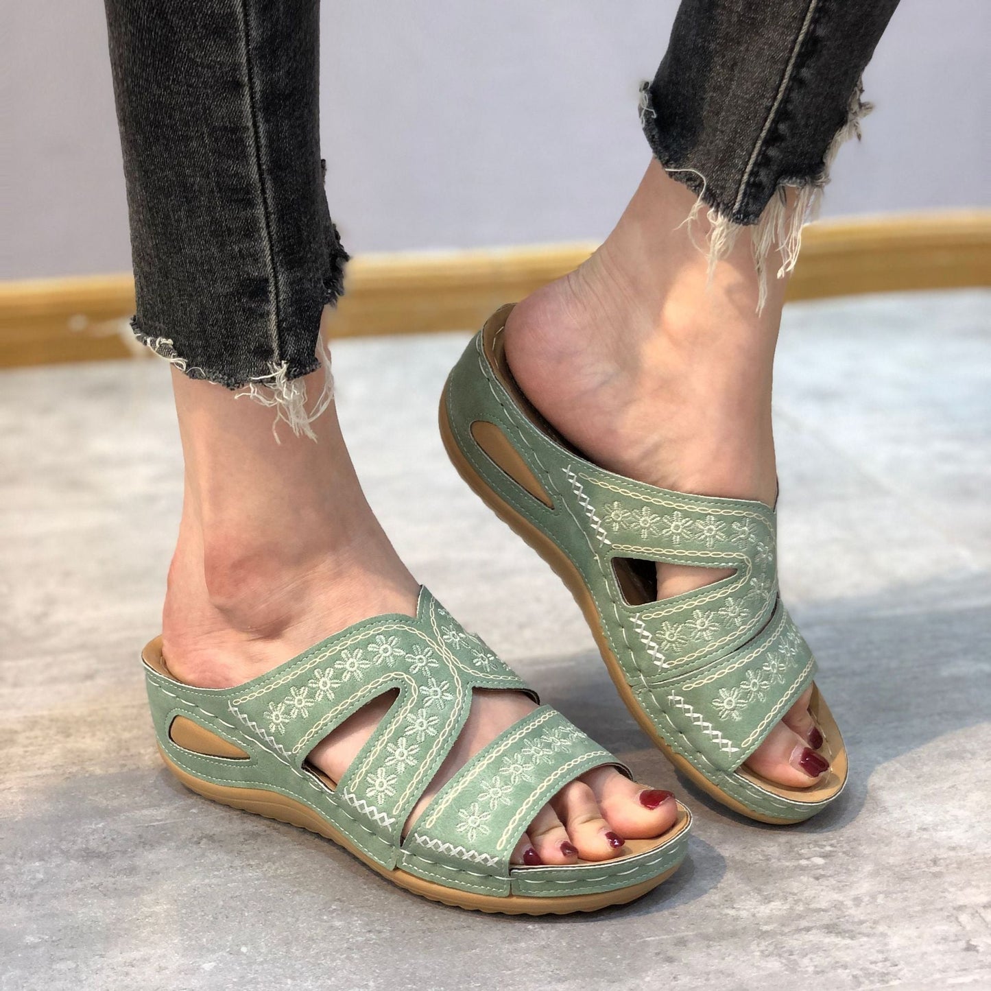 Orthopedic Vintage Open Toe Sandals for Women