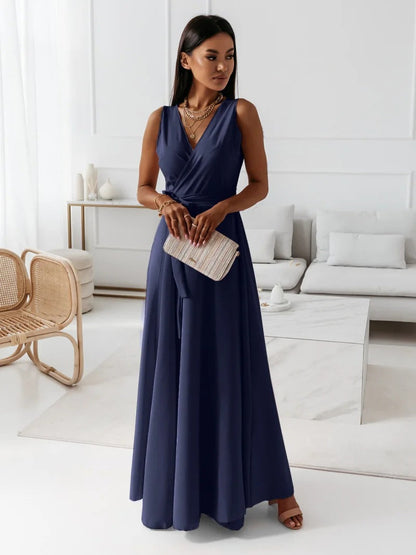 Formal A-Line Sleeveless Wedding Guest Dress for Women
