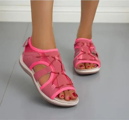 Comfortable Walking Sandals with Velcro Straps for Women
