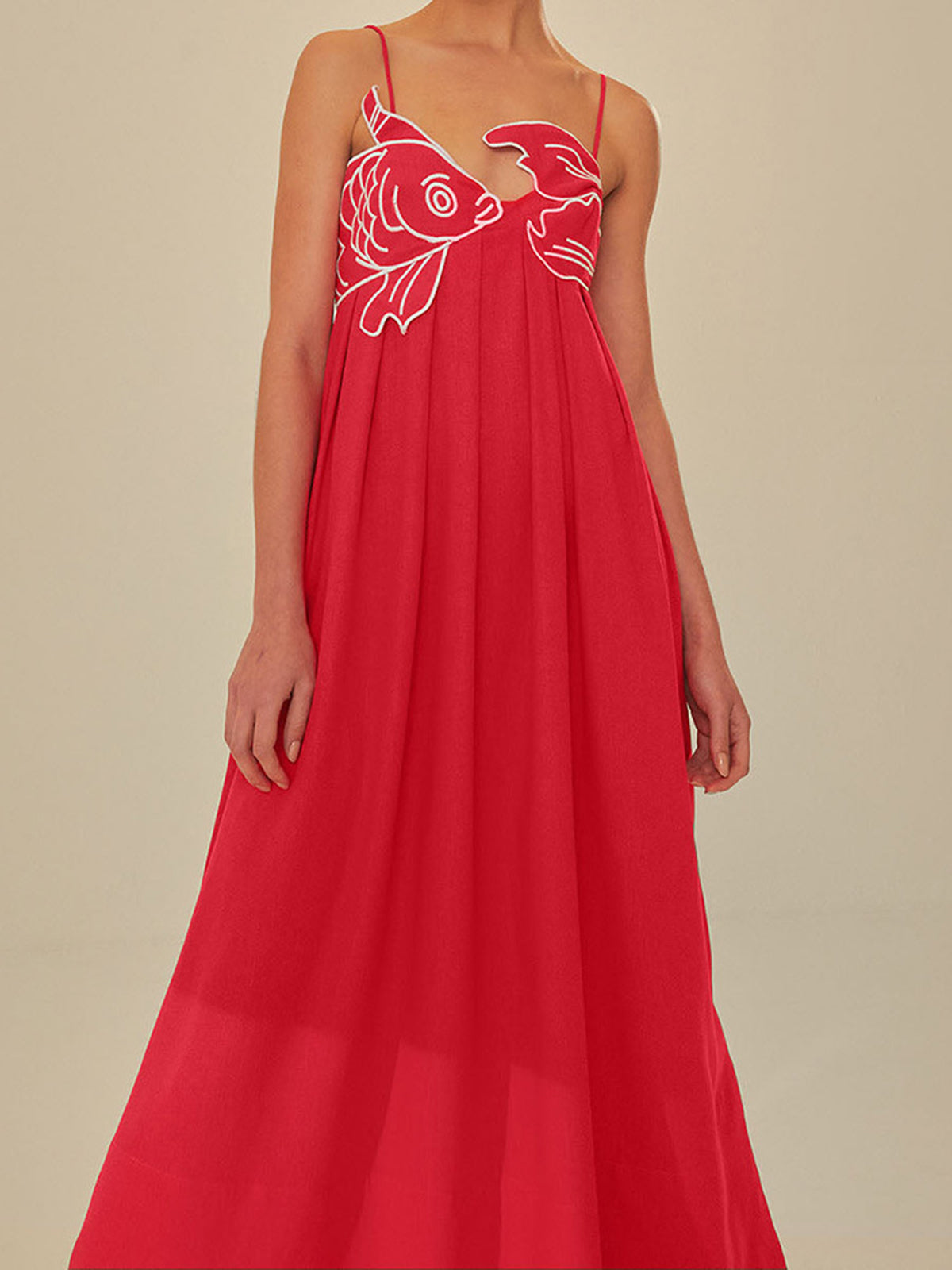 Embroidered Maxi Summer Dress for Women