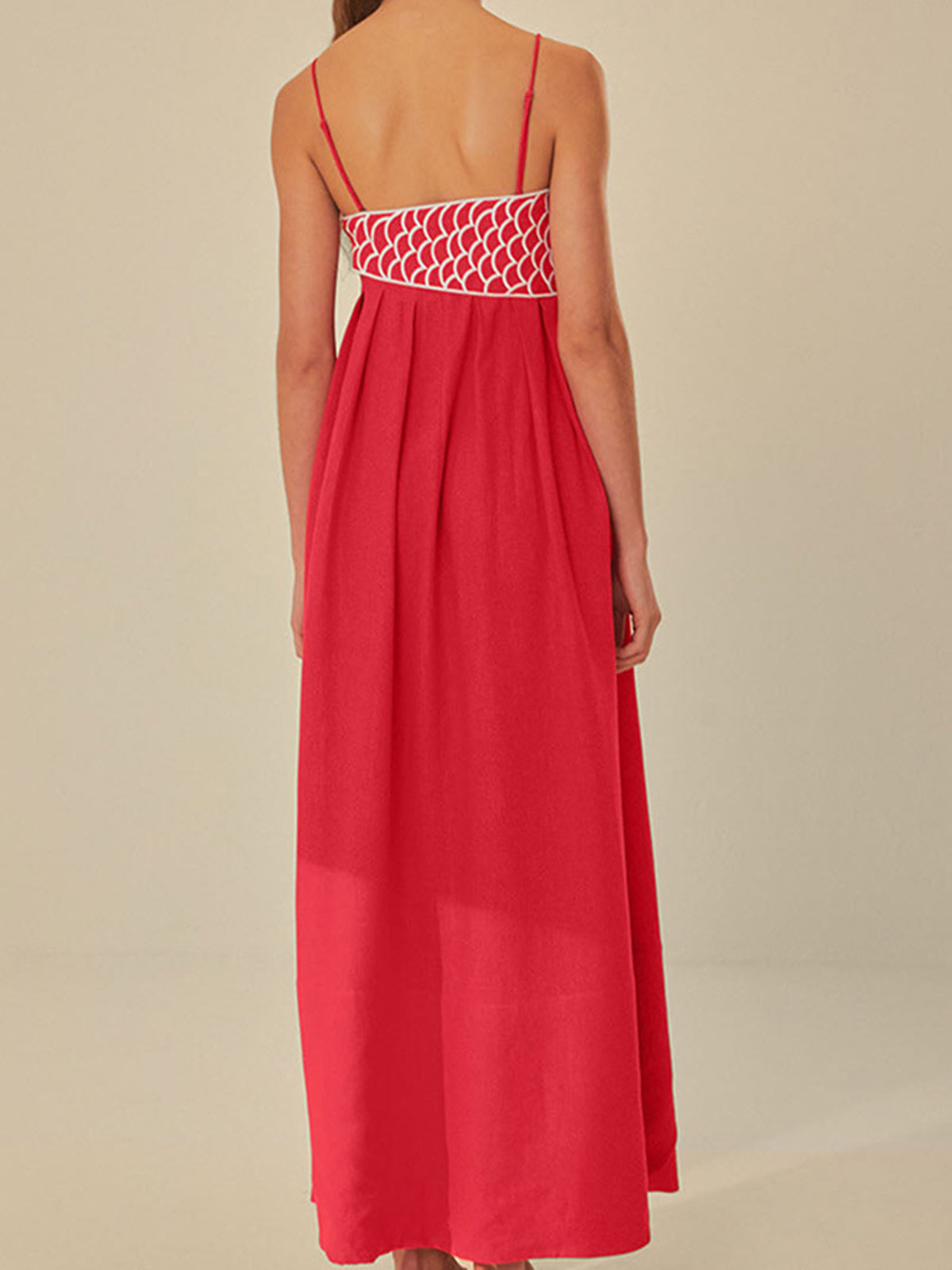 Embroidered Maxi Summer Dress for Women
